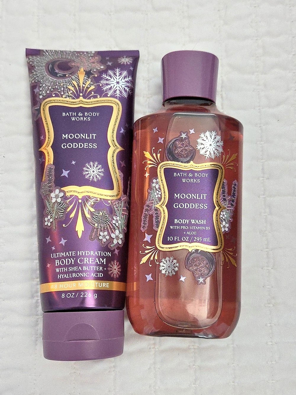 Bath & Body Works Moonlit Goddess Body Cream and Body Wash Set Body Cream & Body